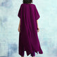 trueBrowns Wine Velvet Kaftan Kurta | Swadesiicart