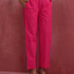 trueBrowns Pink Cotton Dobby Co-ord set - Swadesiicart