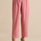 trueBrowns Light Pink Dobby Oversized Co-Ord Set - Swadesiicart