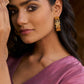 trueBrowns Gold-Polished Hoop Earrings | Swadesiicart
