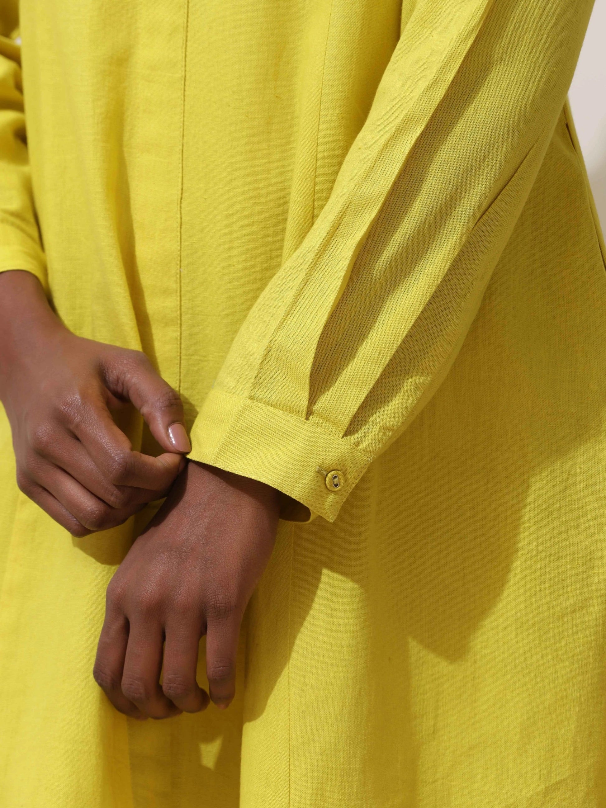 trueBrowns Lime Cotton Linen Co-Ord Set - Swadesiicart