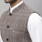 Even Apparels Men's Beige Pure Wool Nehru Jacket | Swadesiicart