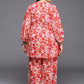 Ahalyaa Women Plus Size Printed Cotton Tunic with Palazzos | Swadesiicart