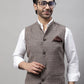 Even Apparels Men's Beige Pure Wool Nehru Jacket | Swadesiicart