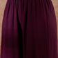 InWeave Women's Burgundy Emb Assymetrical Kurta Pant Set - Swadesiicart