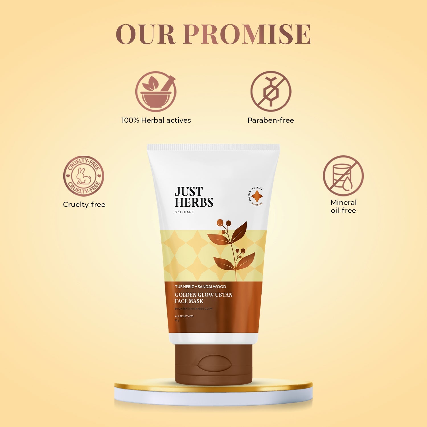 Ubtan Turmeric + Sandalwood Face Mask 100g