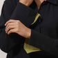 trueBrowns Black Cotton Linen Kurta Pant Set | Swadesiicart