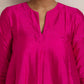 trueBrowns Pink Silk Co-ord Set - Swadesiicart
