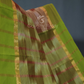 Dual Shades of Beige Mangalagiri Ikkat Cotton Saree By Gayathri Reddy Designer Studio | Swadesiicart