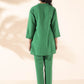 trueBrowns Green Cotton Relaxed Co-ord Set - Swadesiicart