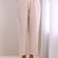 trueBrowns Pink Slub Relaxed Fit Co-Ord Set - Swadesiicart