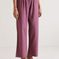 trueBrowns Orchid Overlap Pleat Kurta Pant Set | Swadesiicart