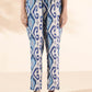 trueBrowns Blue Cotton Ikat Relaxed Co-ord Set - Swadesiicart