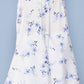 Ahalyaa Women White Floral Printed Sequinned Kurta with Sharara & With Dupatta | Swadesiicart