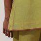 trueBrowns Pear Green Cotton Linen Co-Ord Set - Swadesiicart
