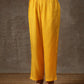 trueBrowns Yellow Bandhani Flare Printed Silk Co-Ord Set - Swadesiicart