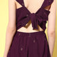 Ahalyaa Printed Basic Jumpsuit with Ruffles | Swadesiicart