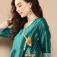 Ahalyaa Embroidered Ethnic Tunic | Swadesiicart