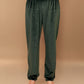 trueBrowns Olive Green Velvet Embroidered Co-ord Set - Swadesiicart