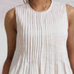trueBrowns Off-White Cotton Skirt Co-ord Set - Swadesiicart