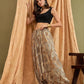 InWeave Beige Paisley Flower Harem Pant - Swadesiicart
