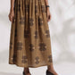 trueBrowns Beige Cotton Skirt Co-ord Set - Swadesiicart
