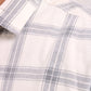 Jonesburg Off White Checks Fine Corduroy Regular Fit Shirt | Swadesiicart