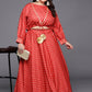 Ahalyaa Women Plus Size Printed Top with Skirt | Swadesiicart