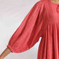 trueBrowns Pink Cotton Tier Dress | Swadesiicart