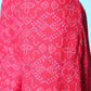 InWeave Women's Pink Bandhani Strappy Kurta Set - Swadesiicart