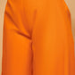 InWeave Women's Orange Flared Kurta Palazzo Set - Swadesiicart