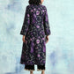 trueBrowns Black Printed Velvet Angrakha Jacket | Swadesiicart