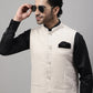 Even Apparels Men's Cream Pure Wool Nehru Jacket | Swadesiicart