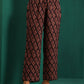 trueBrowns Black Diamond Muslin Silk Printed Relaxed Co-ord Set - Swadesiicart