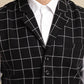 Even Apparels Men's Black Wool Waistcoat with Notched Lapel | Swadesiicart