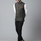 Even Apparels Men's Brown Pure Wool Nehru Jacket | Swadesiicart
