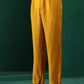 trueBrowns Men's Mustard Flower Stem Muslin Silk Printed Co-ord Set - Swadesiicart