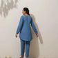 trueBrowns Blue Co-ord Set - Swadesiicart