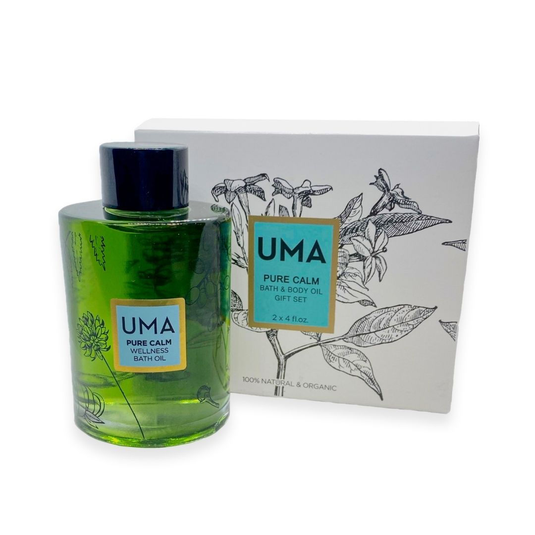 UMA Pure Calm Wellness Bath & Body Oil Gift Set