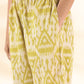 trueBrowns Lime Cotton Ikat Sleeveless Co-ord Set - Swadesiicart