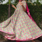 Pomcha Jaipur Jaipuri Hand Block Cotton Anarkali Set | Swadesiicart
