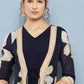 Ahalyaa Floral Printed Maxi Empire Ethnic Dress | Swadesiicart