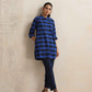 trueBrowns Navy Woollen Pants | Swadesiicart
