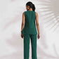 trueBrowns Green Cotton Co-ord Set - Swadesiicart