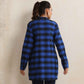 trueBrowns Blue Check Winter Top | Swadesiicart