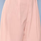 Ahalyaa Women Pink Printed Gotta Patti Kurta with Palazzos | Swadesiicart