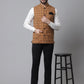 Even Apparels Men's Beige Nehru Jacket With Welt Pockets | Swadesiicart