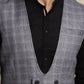 Even Apparels Men's Grey Double Breast Waistcoat | Swadesiicart