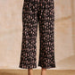 trueBrowns Black Fish Bagru Print Cotton Angrakha Pant Set | Swadesiicart