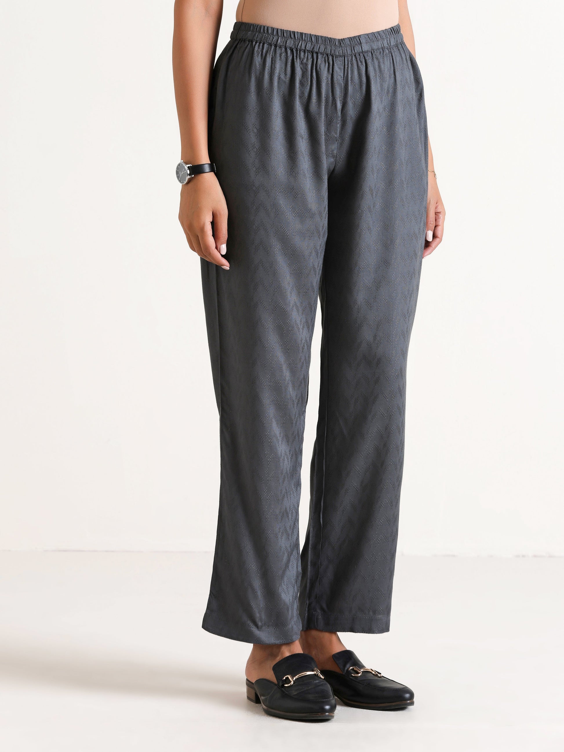 trueBrowns Grey Short Co-Ord Set - Swadesiicart